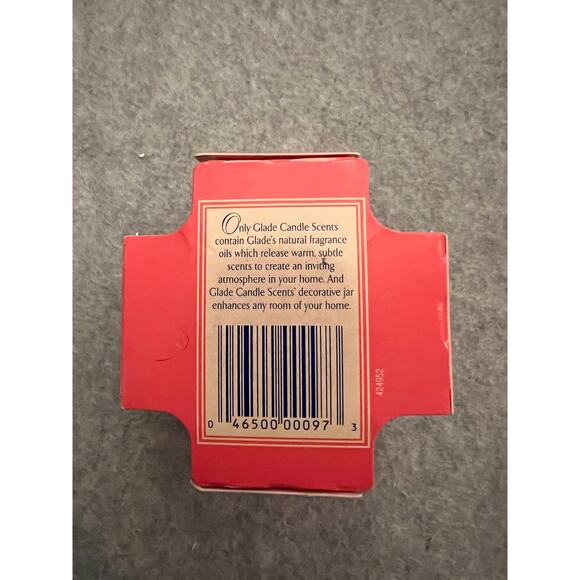 Glade‎ Candle Scents Jar Strawberries & Cream 1996 & Apple Cinnamon 1997 2Pc VTG - Picture 11 of 12